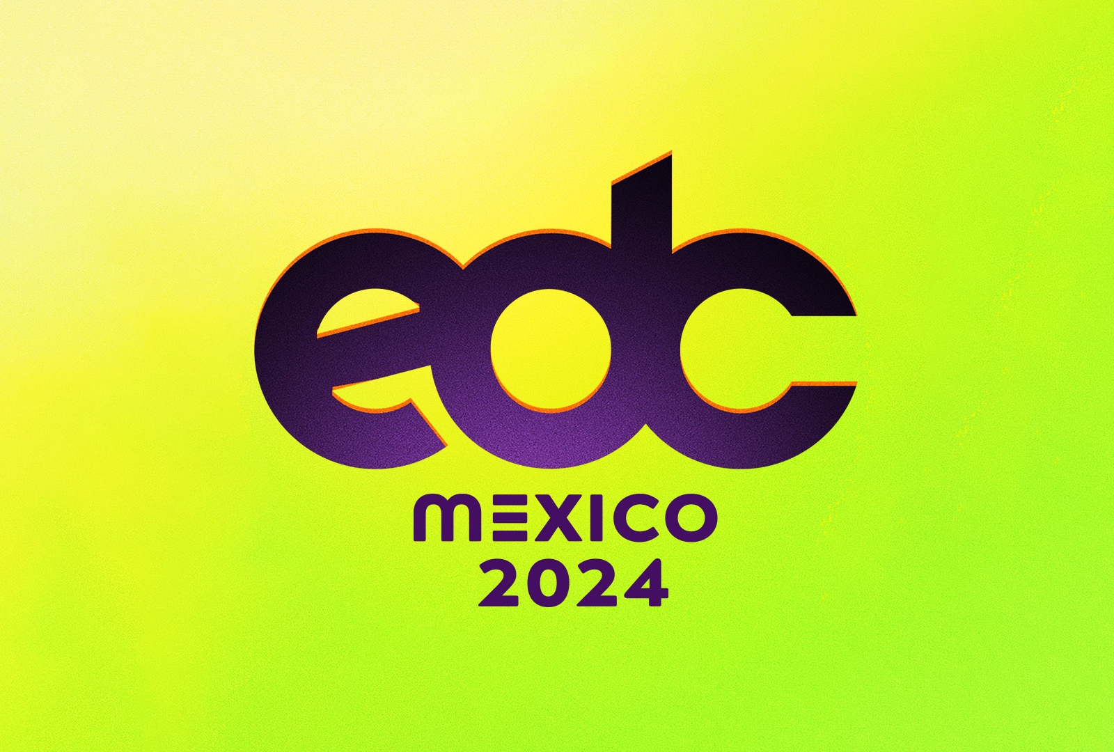 EDC Mexico Releases 2024 Set Times Banner