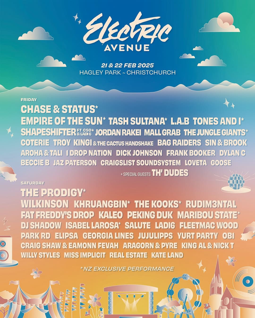 Electric Avenue 2025 Lineup