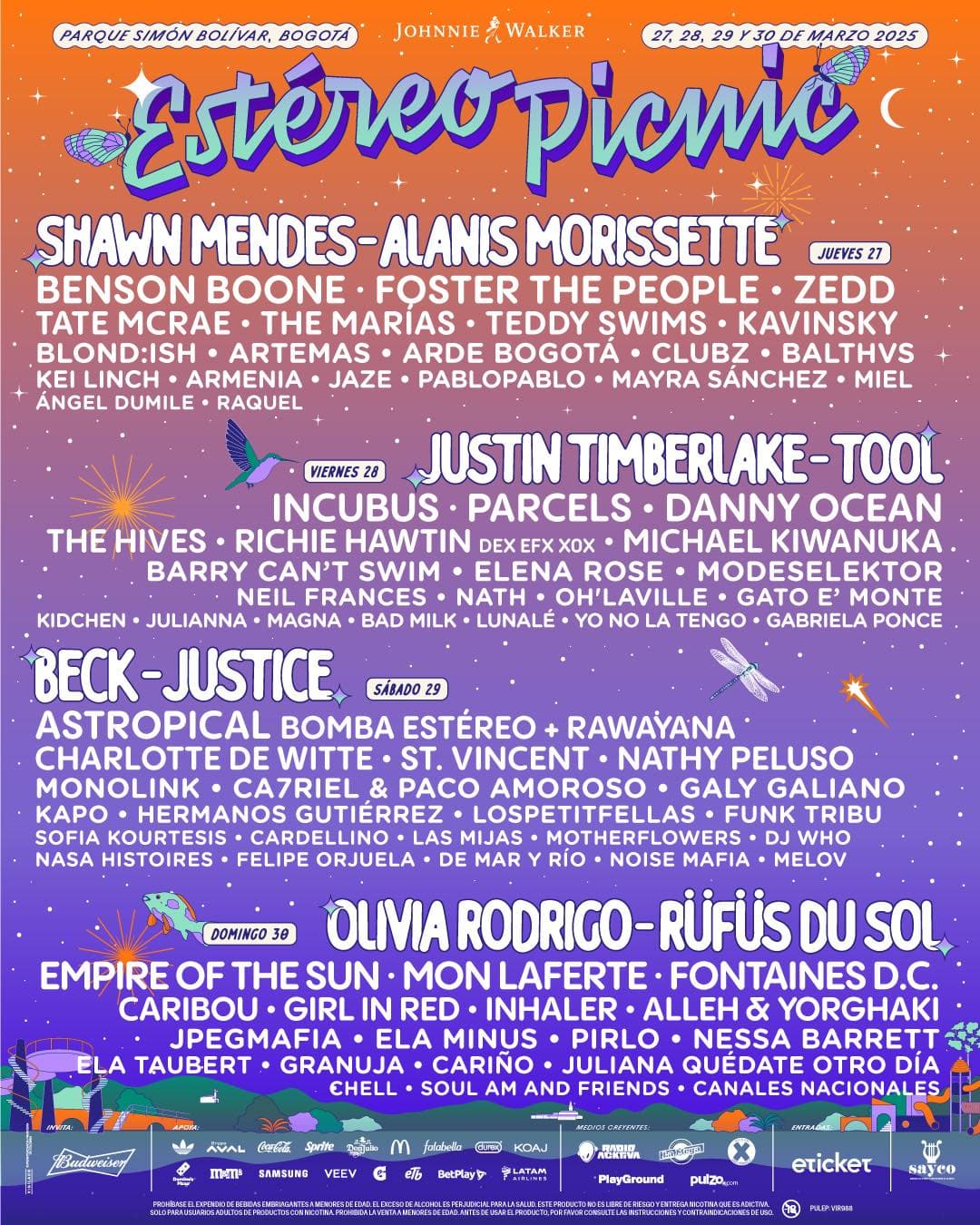 Estereo Picnic 2025 Lineup