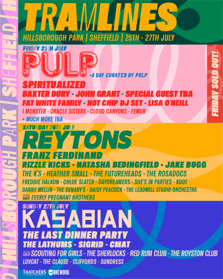 Tramlines Festival 2025 Lineup