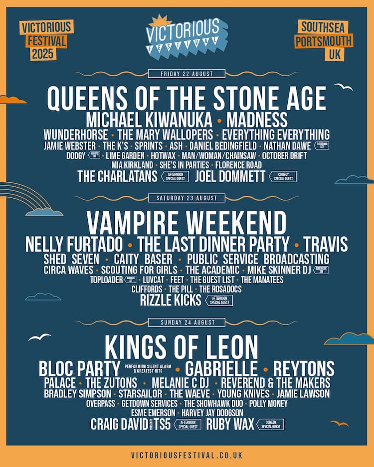 Victorious Festival 2025 Lineup